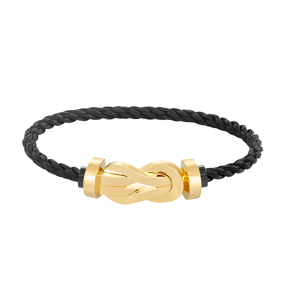[Aurelle Style]CHANCE LARGE 8 FIGURE BUCKLE NO DIAMOND BRACELET GOLD
