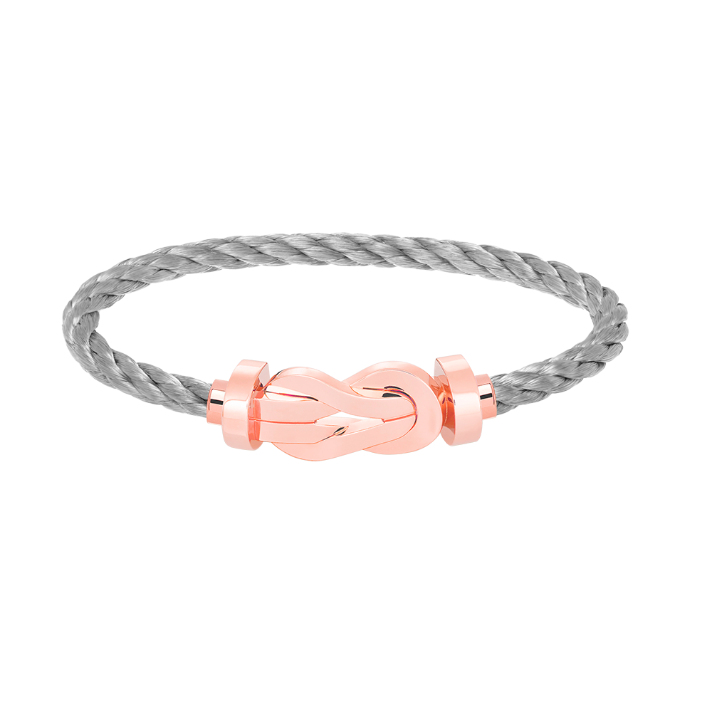 [Aurelle Style]CHANCE LARGE 8 FIGURE BUCKLE NO DIAMOND BRACELET ROSE GOLD