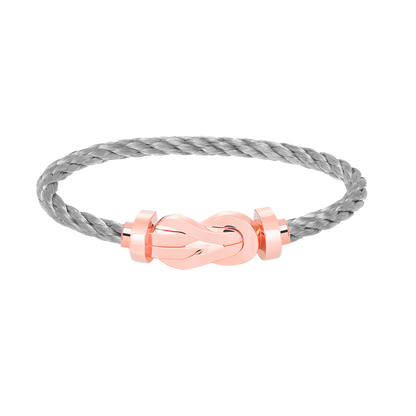 [Aurelle Style]CHANCE LARGE 8 FIGURE BUCKLE NO DIAMOND BRACELET ROSE GOLD