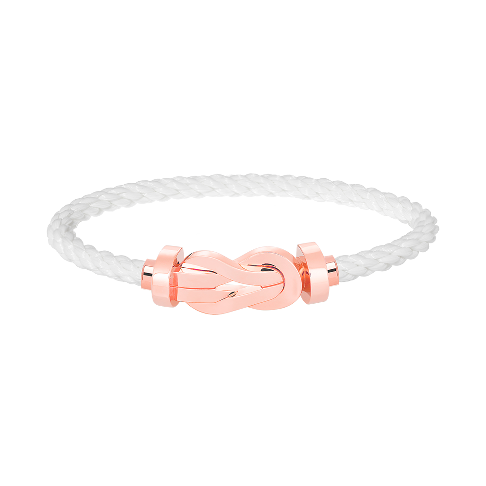 [Aurelle Style]CHANCE LARGE 8 FIGURE BUCKLE NO DIAMOND BRACELET ROSE GOLD