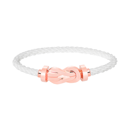 [Aurelle Style]CHANCE LARGE 8 FIGURE BUCKLE NO DIAMOND BRACELET ROSE GOLD