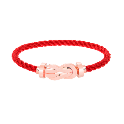 [Aurelle Style]CHANCE LARGE 8 FIGURE BUCKLE NO DIAMOND BRACELET ROSE GOLD