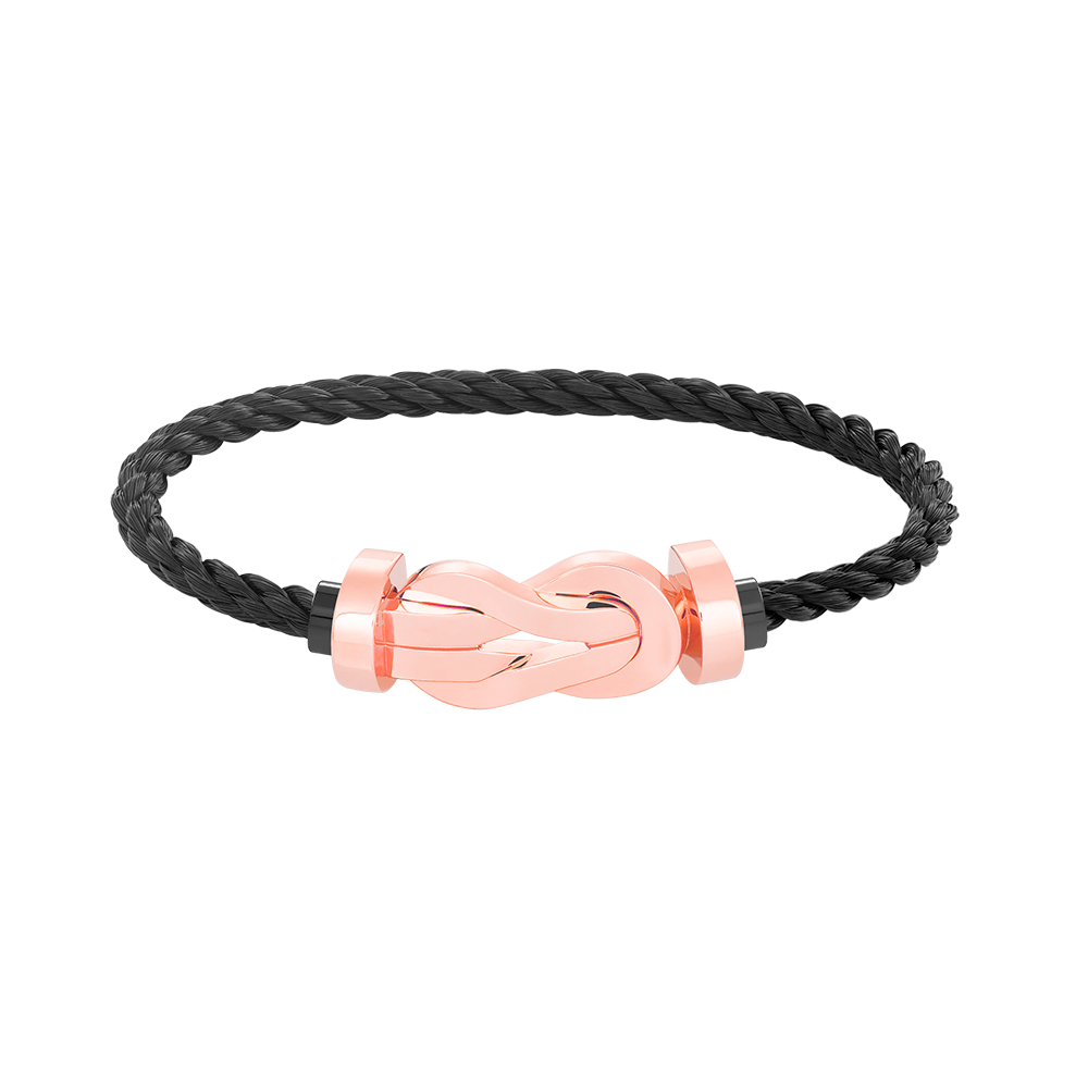 [Aurelle Style]CHANCE LARGE 8 FIGURE BUCKLE NO DIAMOND BRACELET ROSE GOLD