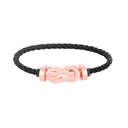 [Aurelle Style]CHANCE LARGE 8 FIGURE BUCKLE NO DIAMOND BRACELET ROSE GOLD