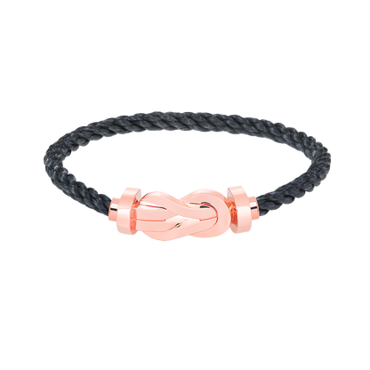 [Aurelle Style]CHANCE LARGE 8 FIGURE BUCKLE NO DIAMOND BRACELET ROSE GOLD