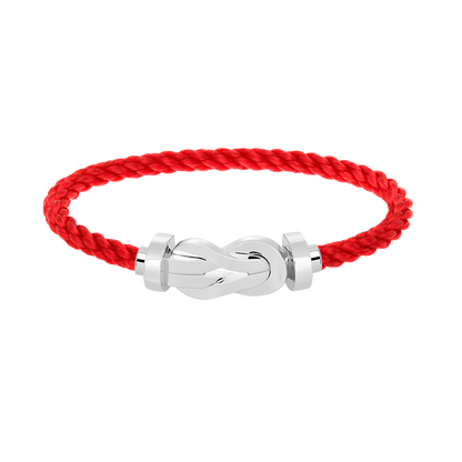 [Aurelle Style]CHANCE LARGE 8 FIGURE BUCKLE NO DIAMOND BRACELET SILVER