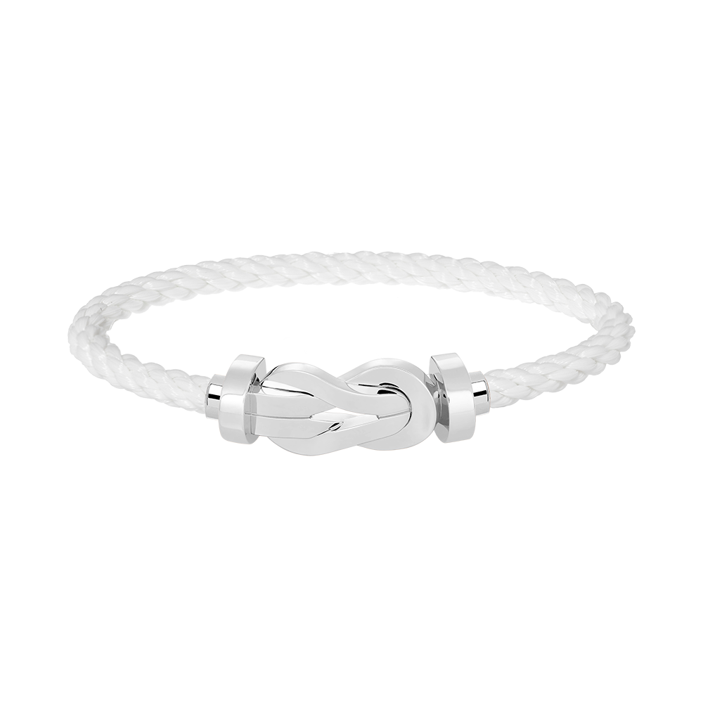 [Aurelle Style]CHANCE LARGE 8 FIGURE BUCKLE NO DIAMOND BRACELET SILVER