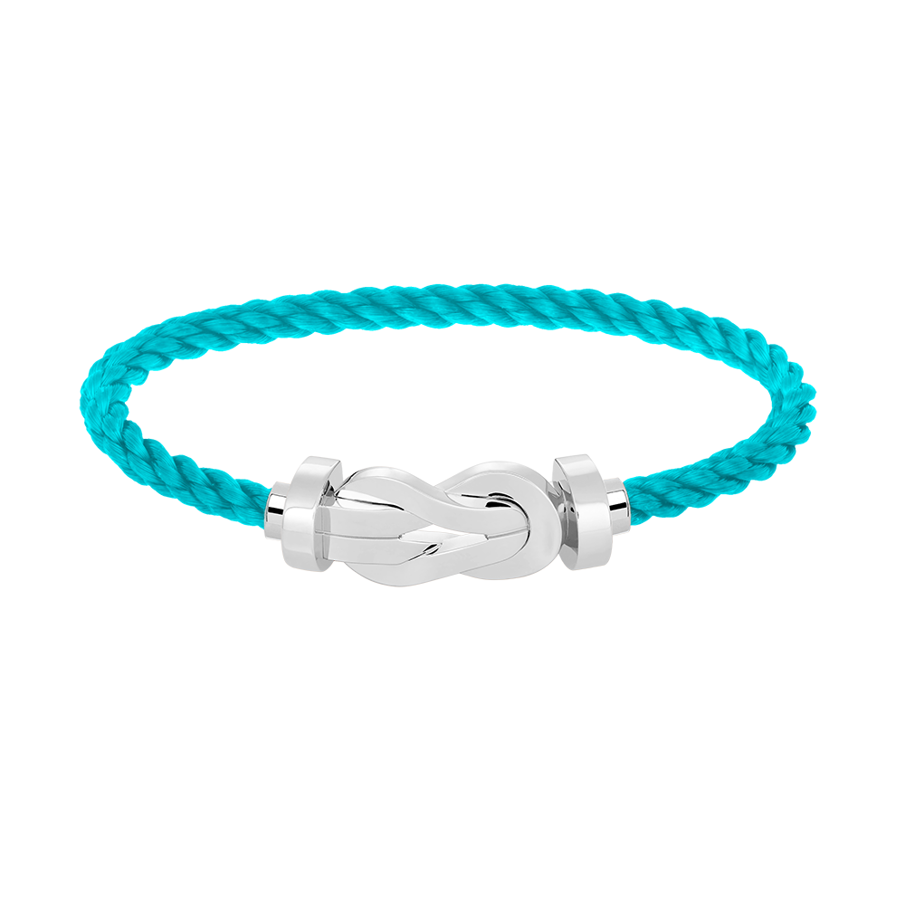[Aurelle Style]CHANCE LARGE 8 FIGURE BUCKLE NO DIAMOND BRACELET SILVER