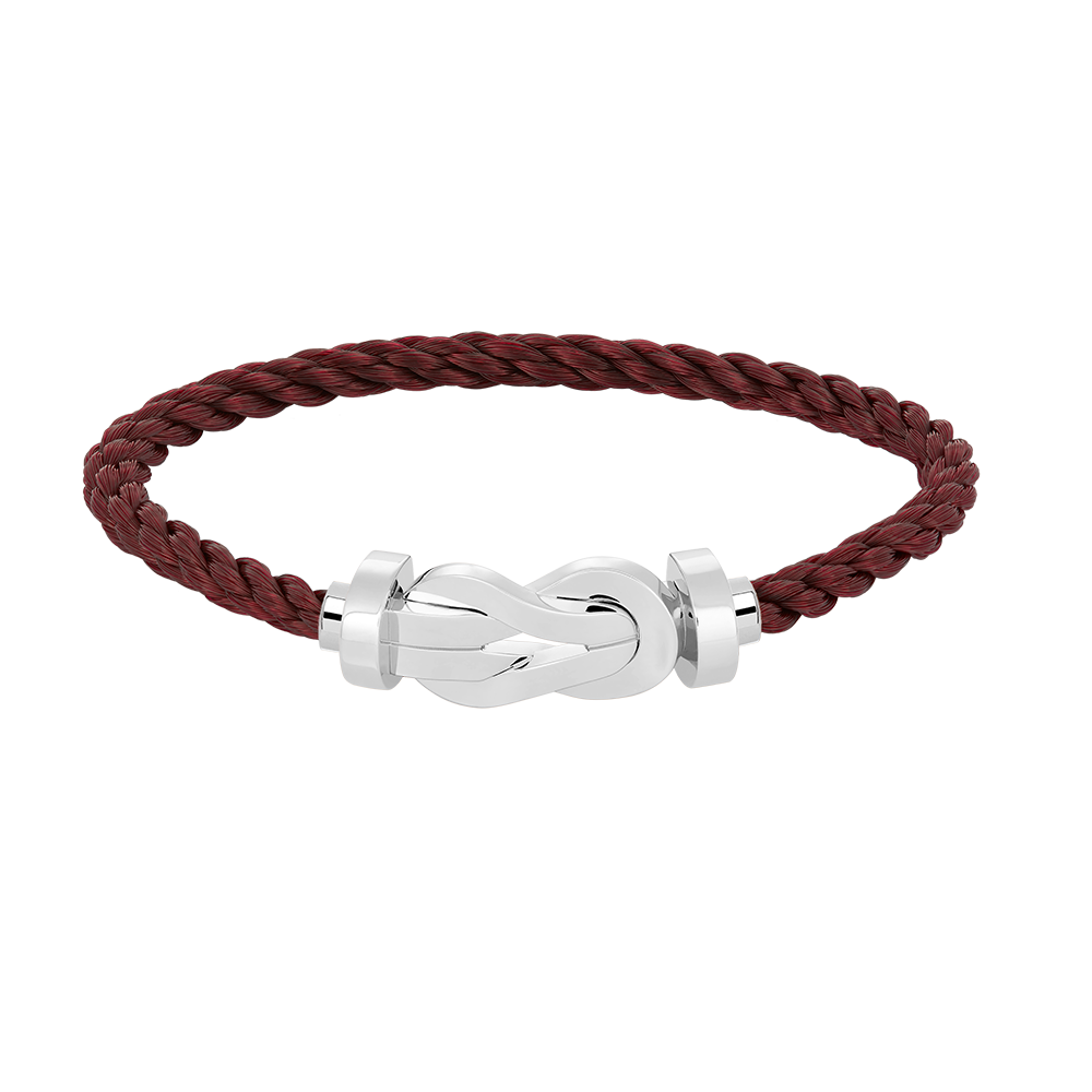 [Aurelle Style]CHANCE LARGE 8 FIGURE BUCKLE NO DIAMOND BRACELET SILVER