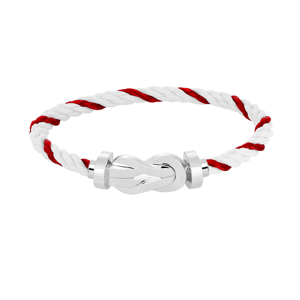 [Aurelle Style]CHANCE LARGE 8 FIGURE BUCKLE NO DIAMOND BRACELET SILVER