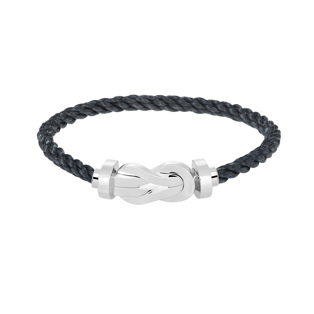 [Aurelle Style]CHANCE LARGE 8 FIGURE BUCKLE NO DIAMOND BRACELET SILVER
