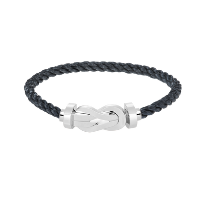 [Aurelle Style]CHANCE LARGE 8 FIGURE BUCKLE NO DIAMOND BRACELET SILVER