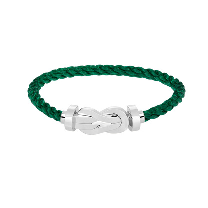 [Aurelle Style]CHANCE LARGE 8 FIGURE BUCKLE NO DIAMOND BRACELET SILVER