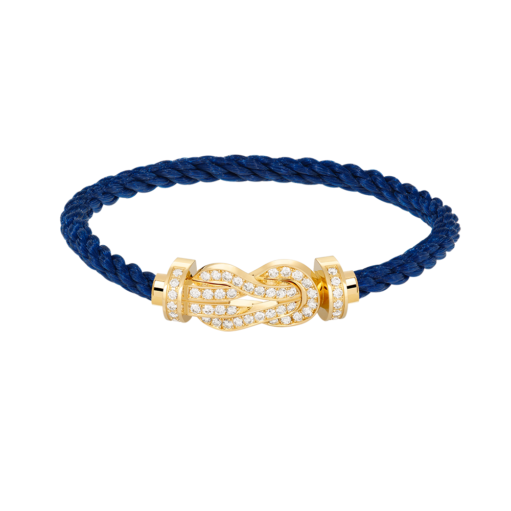 [Aurelle Style]CHANCE LARGE 8 FIGURE BUCKLE FULLDIAMOND BRACELET GOLD
