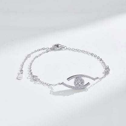 [Aurelle Style]Lucky Eye Pave-Set Diamond Bracelet