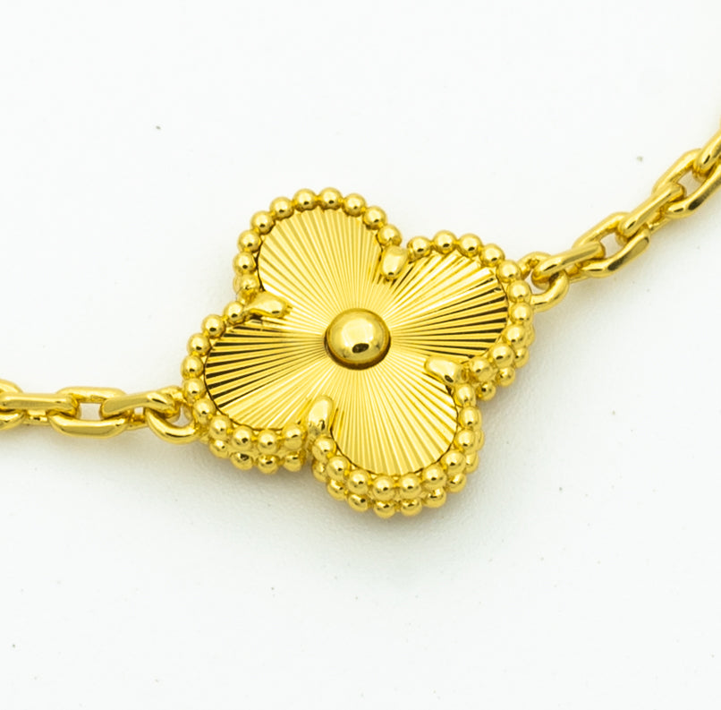 [Aurelle Style] CLOVER 5 MOTIF LASER BRACELET COLLECTION