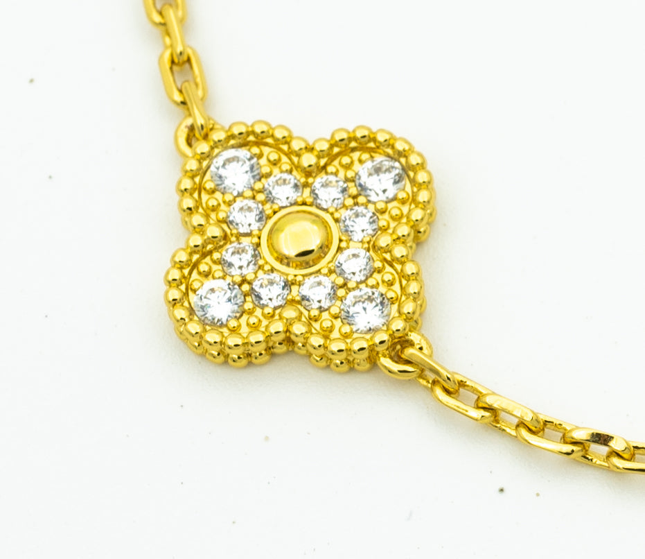 [Aurelle Style] CLOVER 5 MOTIF LASER BRACELET COLLECTION