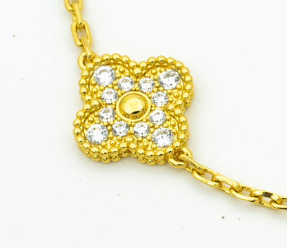 [Aurelle Style] CLOVER 5 MOTIF LASER BRACELET COLLECTION