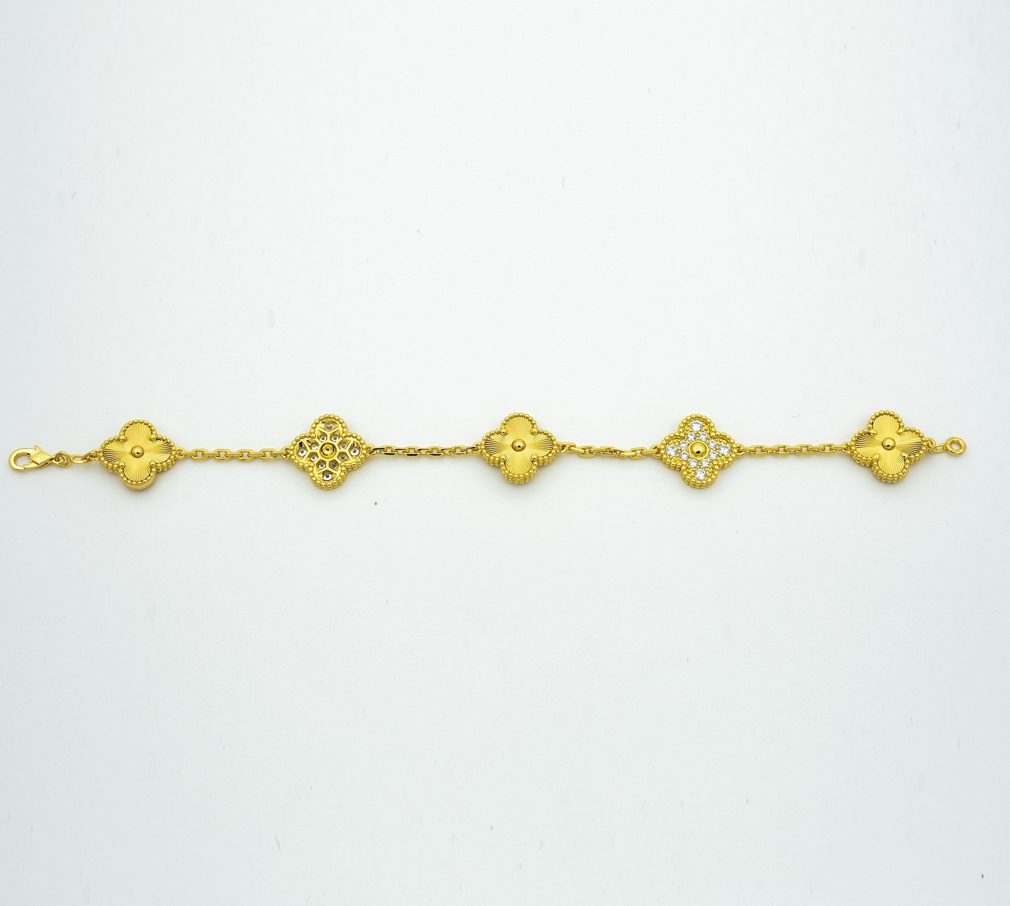 [Aurelle Style] CLOVER 5 MOTIF LASER BRACELET COLLECTION