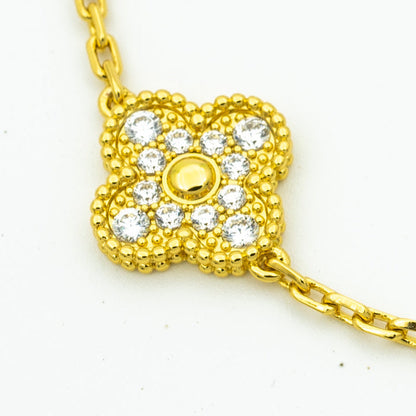 [Aurelle Style] CLOVER 5 MOTIF LASER BRACELET COLLECTION