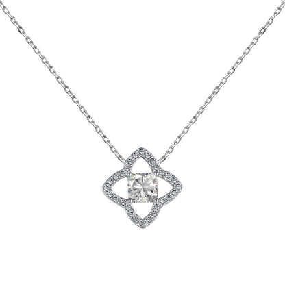 [Aurelle Style]Exquisite Flower Shape Princess Cut Necklace