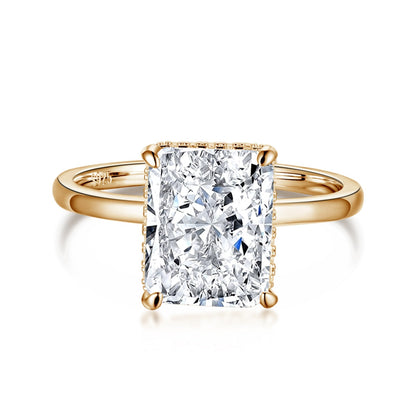 [Aurelle Style]4.0 Carat Ornate Enchanting Radiand Cut Banquet Ring