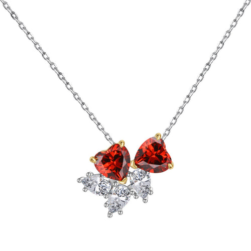 [Aurelle Style]Dainty Red Heart Necklace
