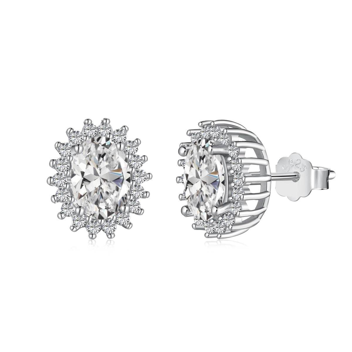 [Aurelle Style]Delicate Radiant Oval Cut Daily Earrings
