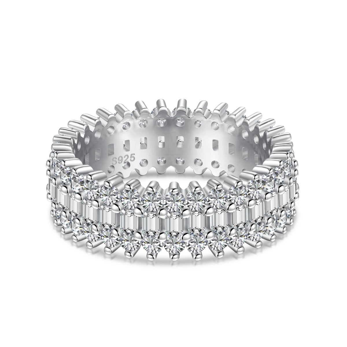 [Aurelle Style]Ornate Colorful Radiant Cut Daily Ring