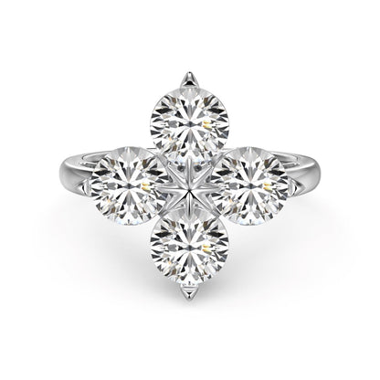 [Aurelle Style]Four-Leaf Clover Eight-Pointed Star Ring