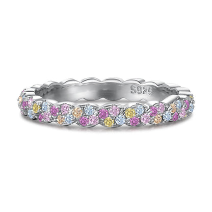 [Aurelle Style]Dainty Ebullient Round Cut Daily Ring