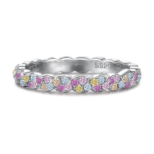 [Aurelle Style]Dainty Ebullient Round Cut Daily Ring