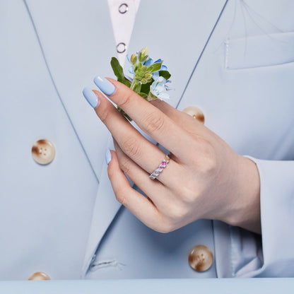 [Aurelle Style]Delicate Vibrant Emerald Cut Daily Ring