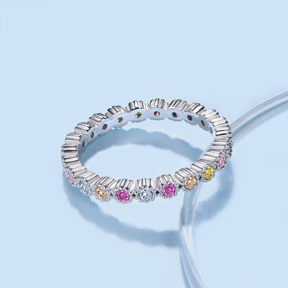 [Aurelle Style]Unique Scintillating Round Cut Daily Ring