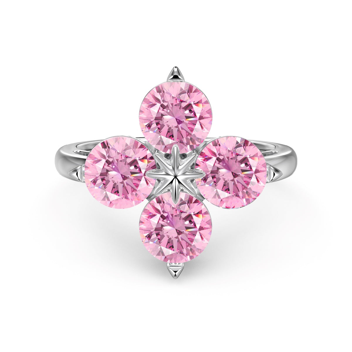[Aurelle Style]Four-Leaf Clover Eight-Pointed Star Ring