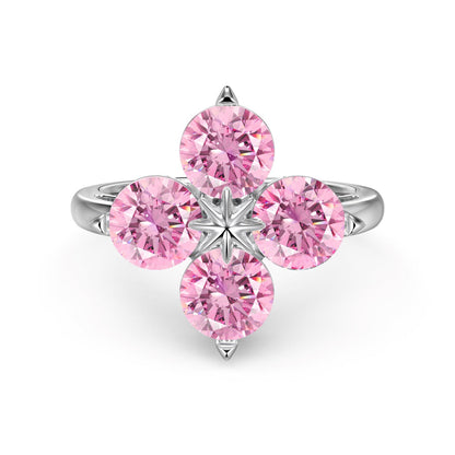 [Aurelle Style]Four-Leaf Clover Eight-Pointed Star Ring