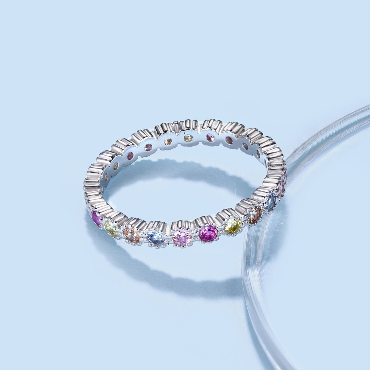 [Aurelle Style]Exquisite Colorful Round Cut Party Ring