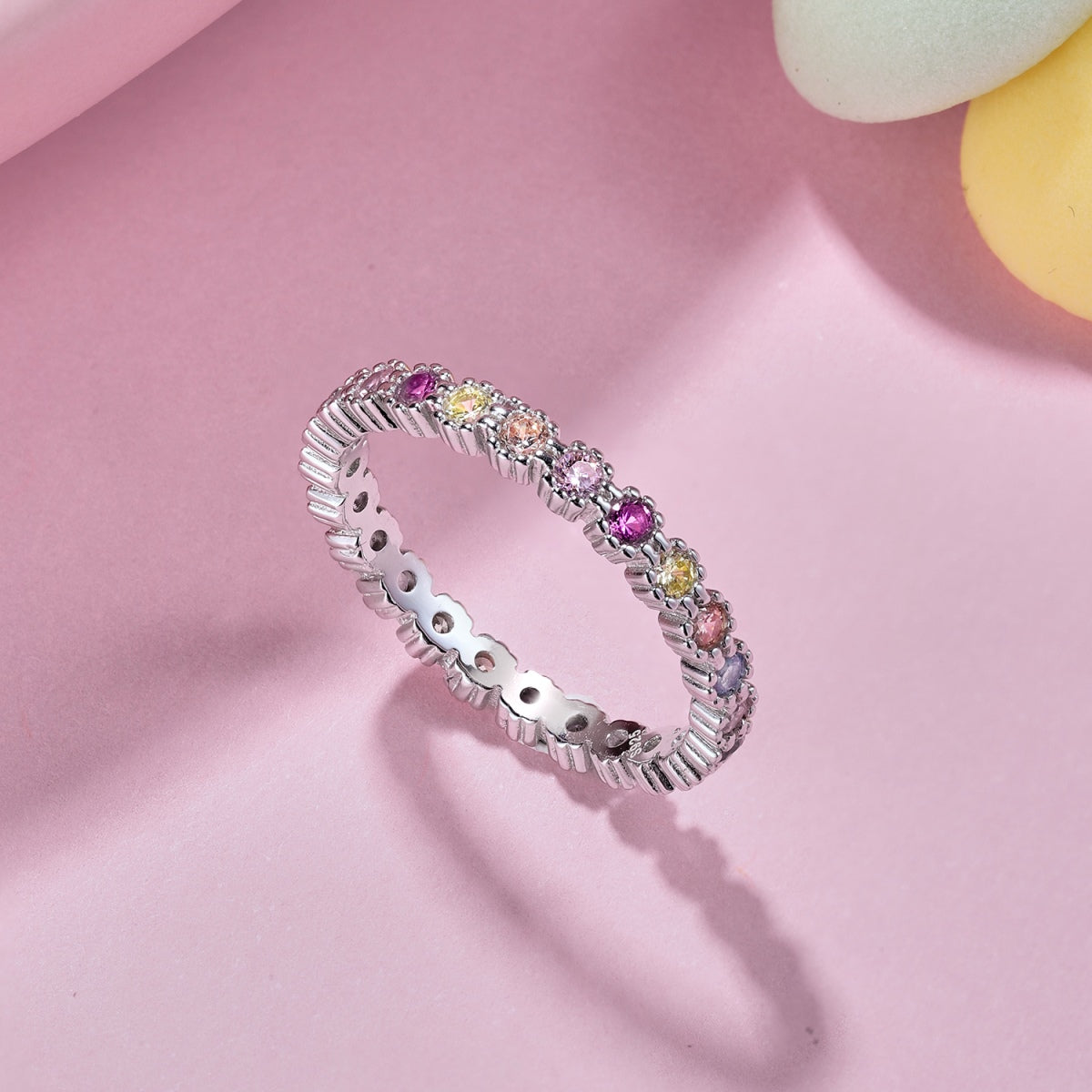 [Aurelle Style]Exquisite Colorful Round Cut Party Ring
