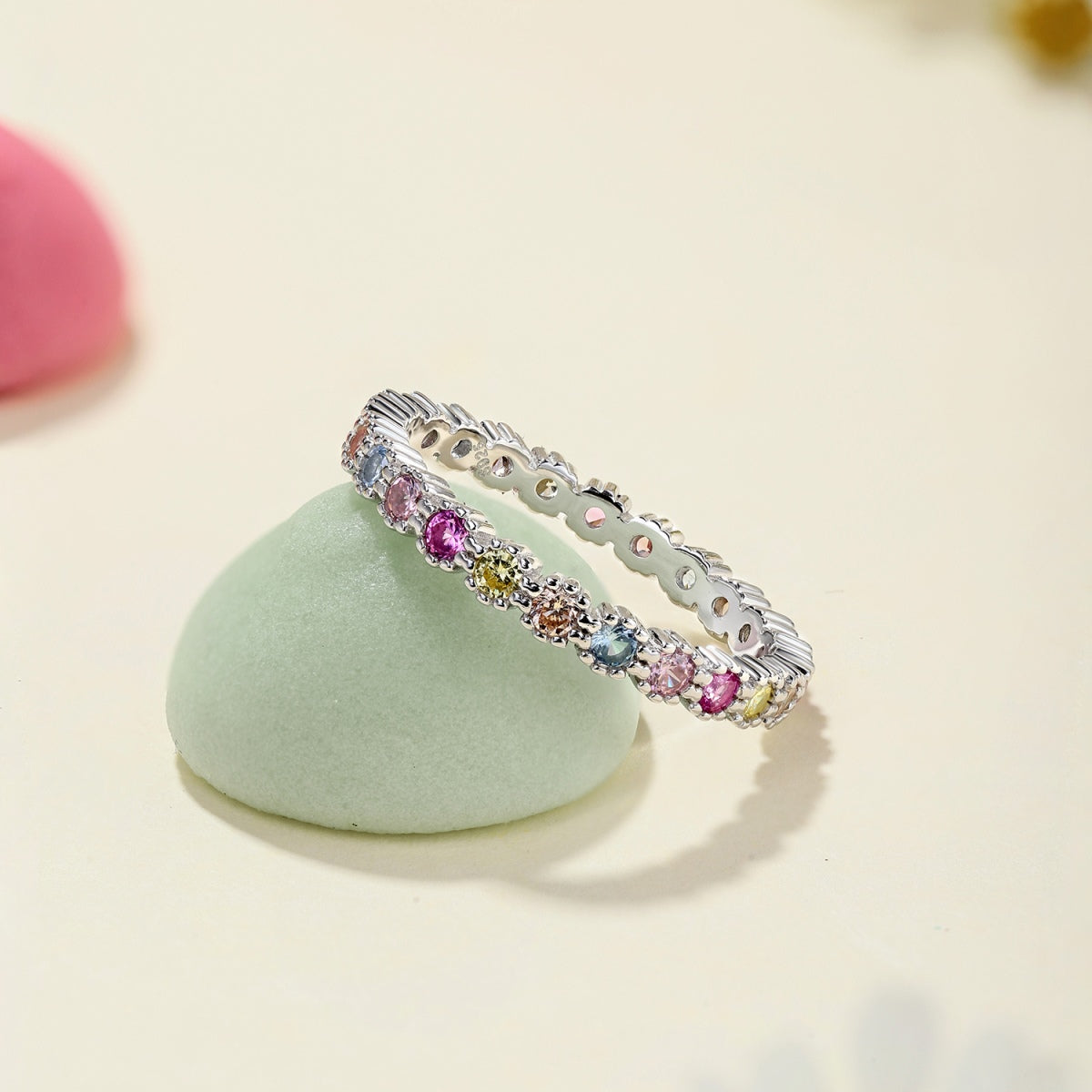 [Aurelle Style]Exquisite Colorful Round Cut Party Ring