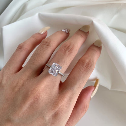 [Aurelle Style]4.0 Carat Luxurious Engagement Ring