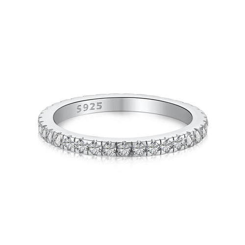 [Aurelle Style]Delicate Sparkling Round Cut Daily Ring