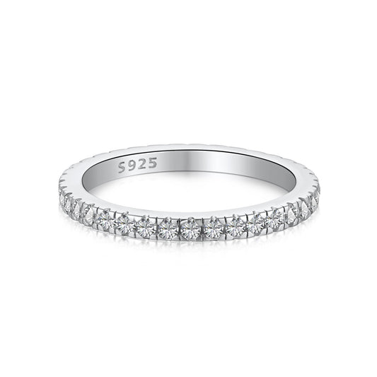 [Aurelle Style]Delicate Sparkling Round Cut Daily Ring