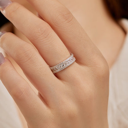 [Aurelle Style]Delicate Colorful Round Cut Daily Ring