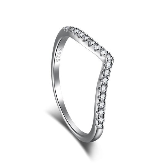 [Aurelle Style]Elaborate Tennis Band Ring