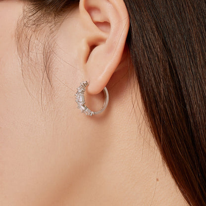 [Aurelle Style]Dazzling Colorful Emerald Cut Daily Earrings