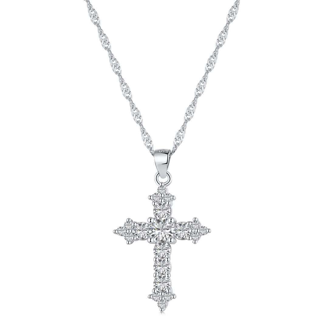[Aurelle Style]Delicate Cross Shape Necklace