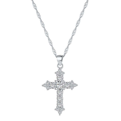 [Aurelle Style]Delicate Cross Shape Necklace