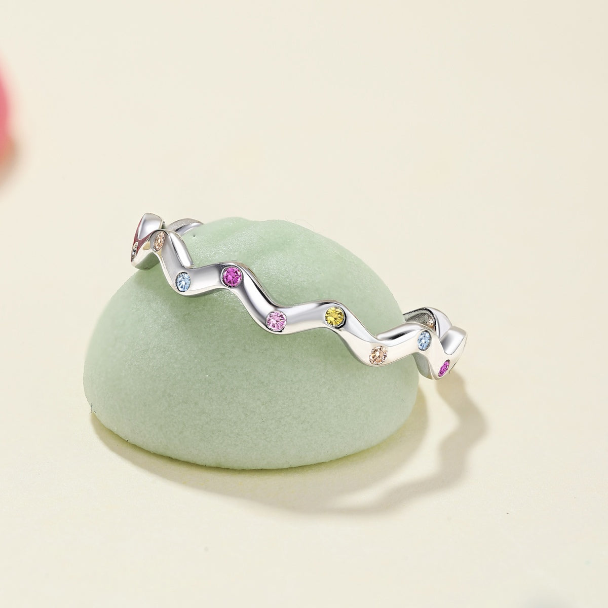 [Aurelle Style]Ornate Vibrant Round Cut Daily Ring
