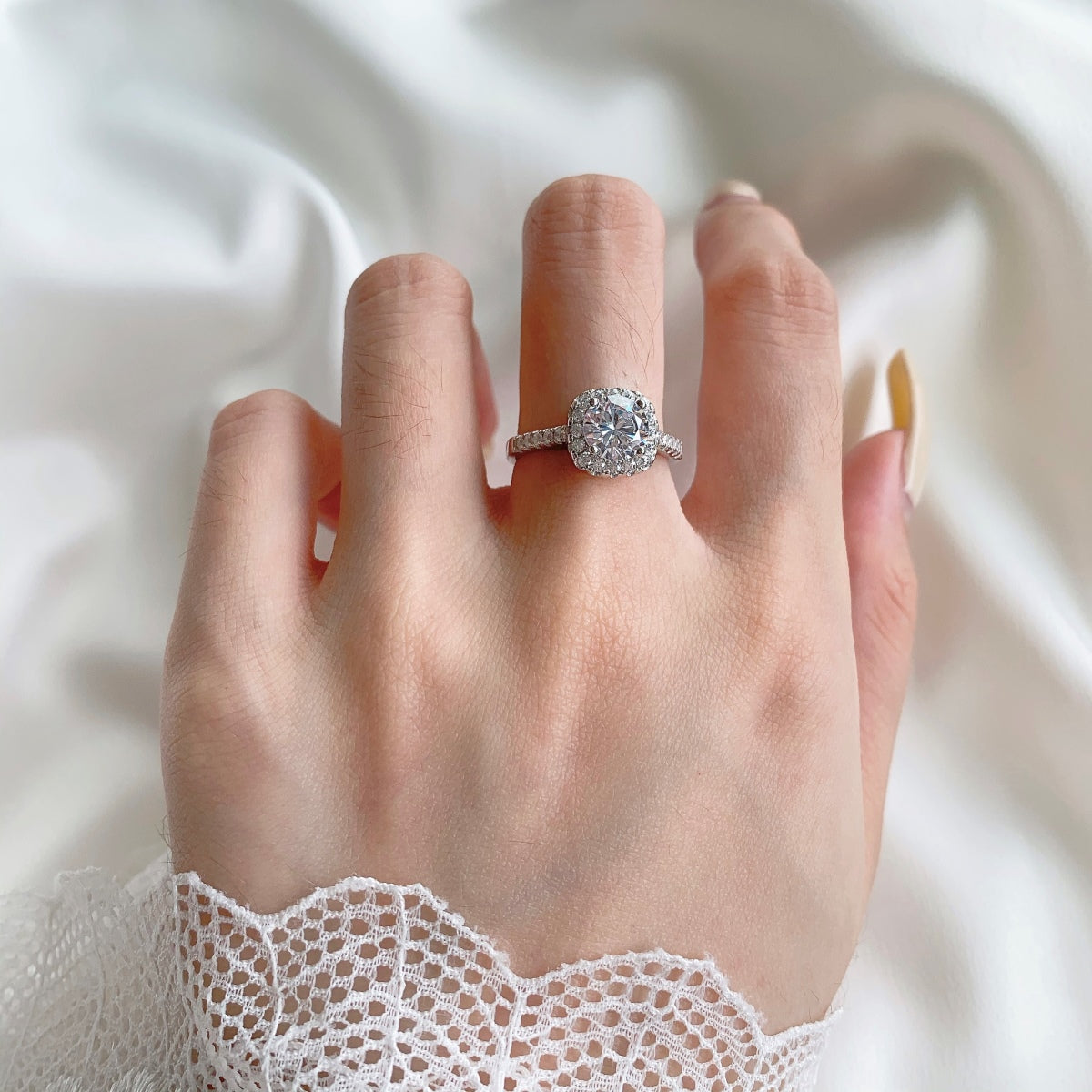 [Aurelle Style]Dazzling Resplendent Round Cut Wedding Ring