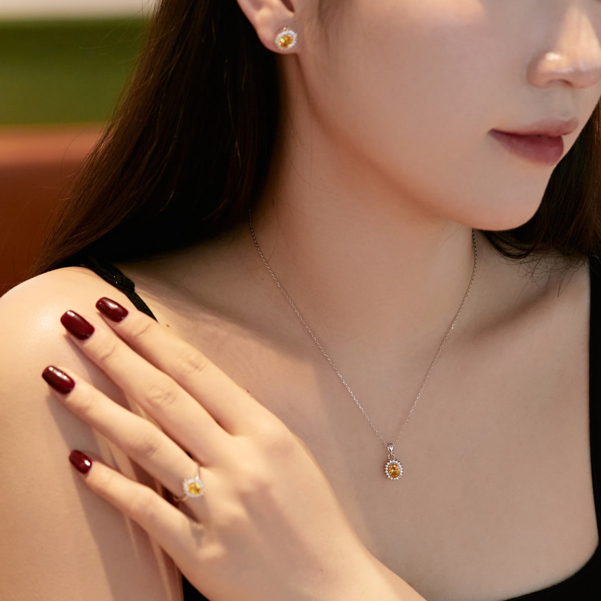 [Aurelle Style]Delicate Radiant Oval Cut Daily Earrings